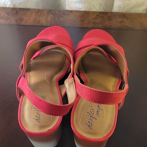 BRAND NEW DEXFLEX COMFORT CHUNKY HEEL SANDAL - Picture 9 of 12